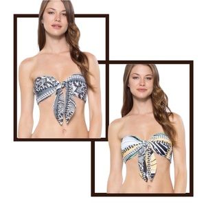 BECCA Handkerchief Reversible Bandeau Swim Top